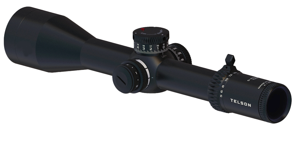 Telson Target Master Victory 5–32×56 scope, angled manufacturer product image