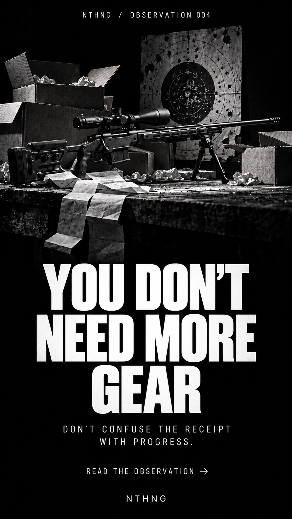 You Don't Need More Gear